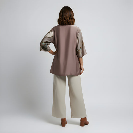 Bloom Veil | Batik Kimono Outerwear