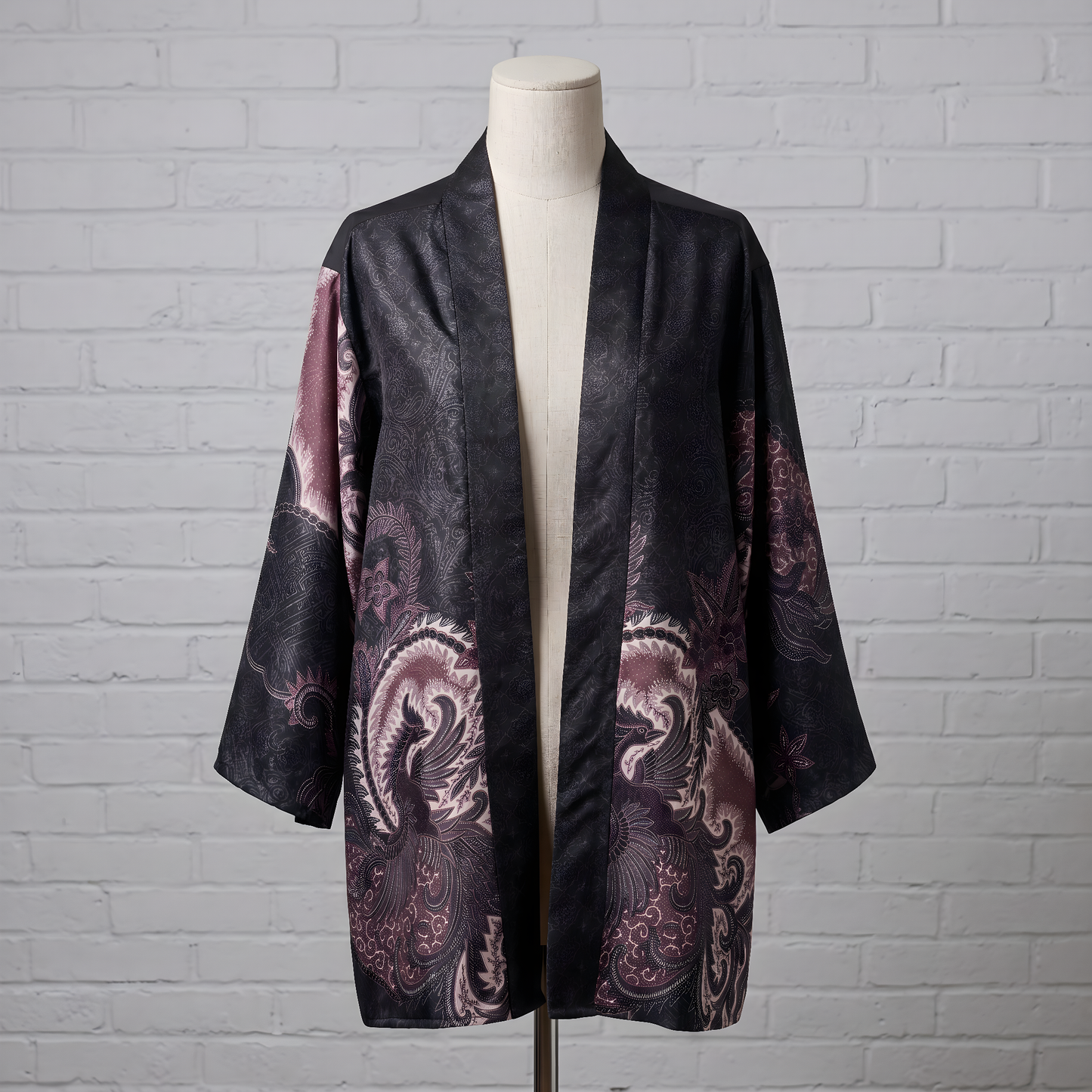 Midnight Rouge | Batik Kimono Outerwear