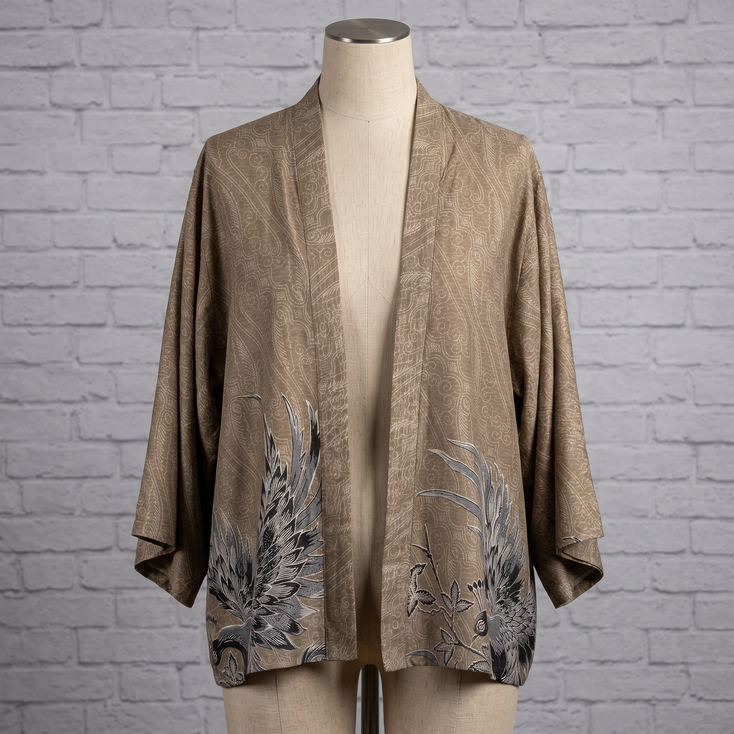 Bumi Crimson | The Batik Haori Project (Short Kimono)