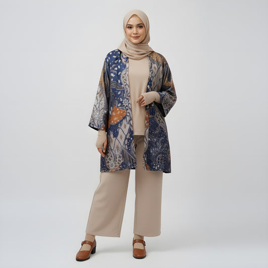 Lilac Leila | Batik Kimono Outerwear