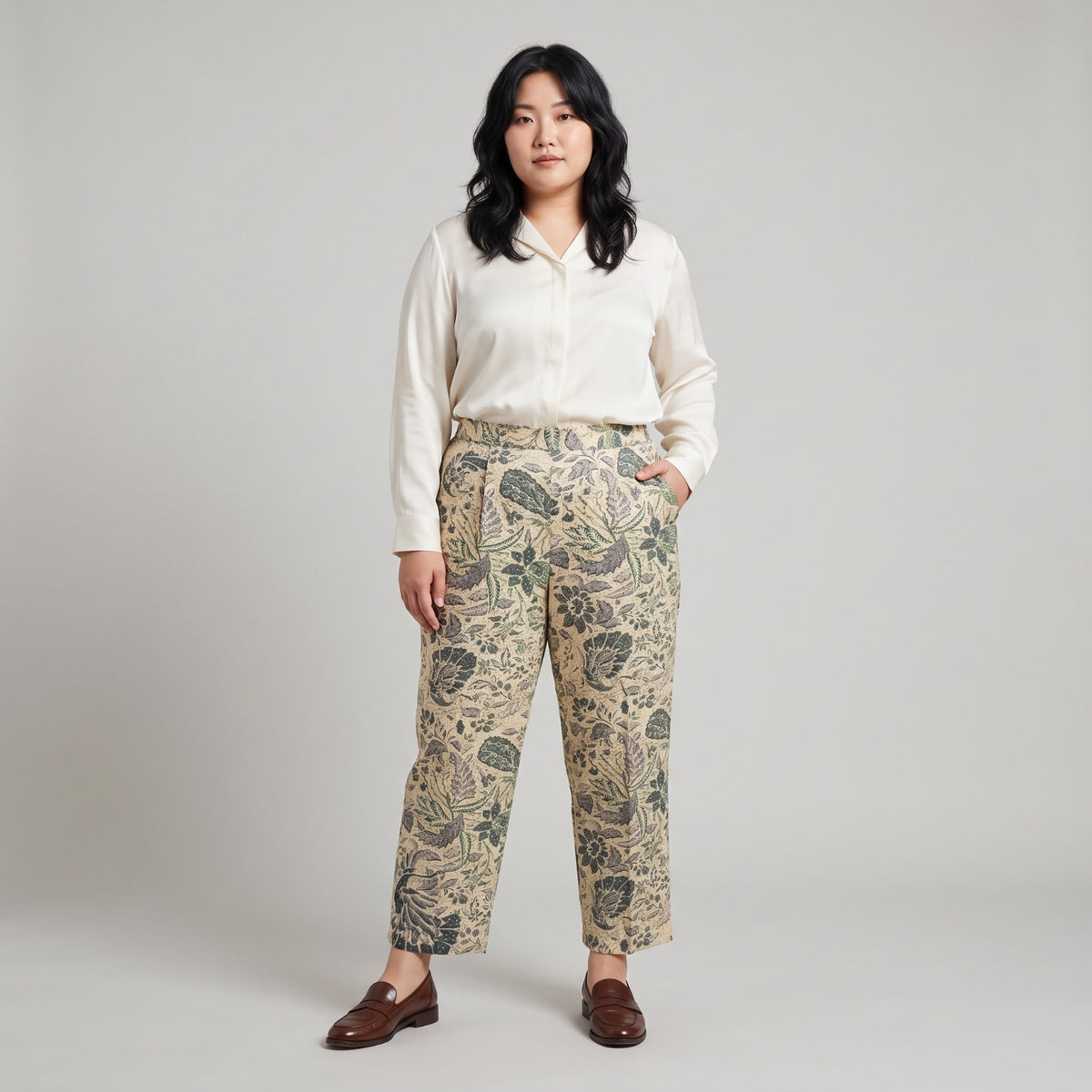 Starlit Indigo | Botanical Escape (Trousers)