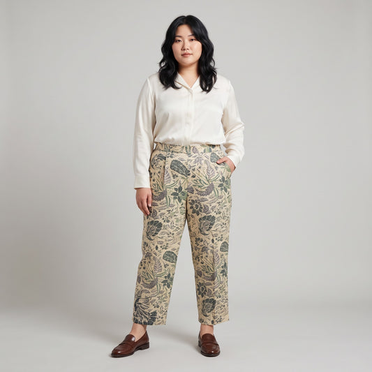 Starlit Indigo | Botanical Escape (Trousers)