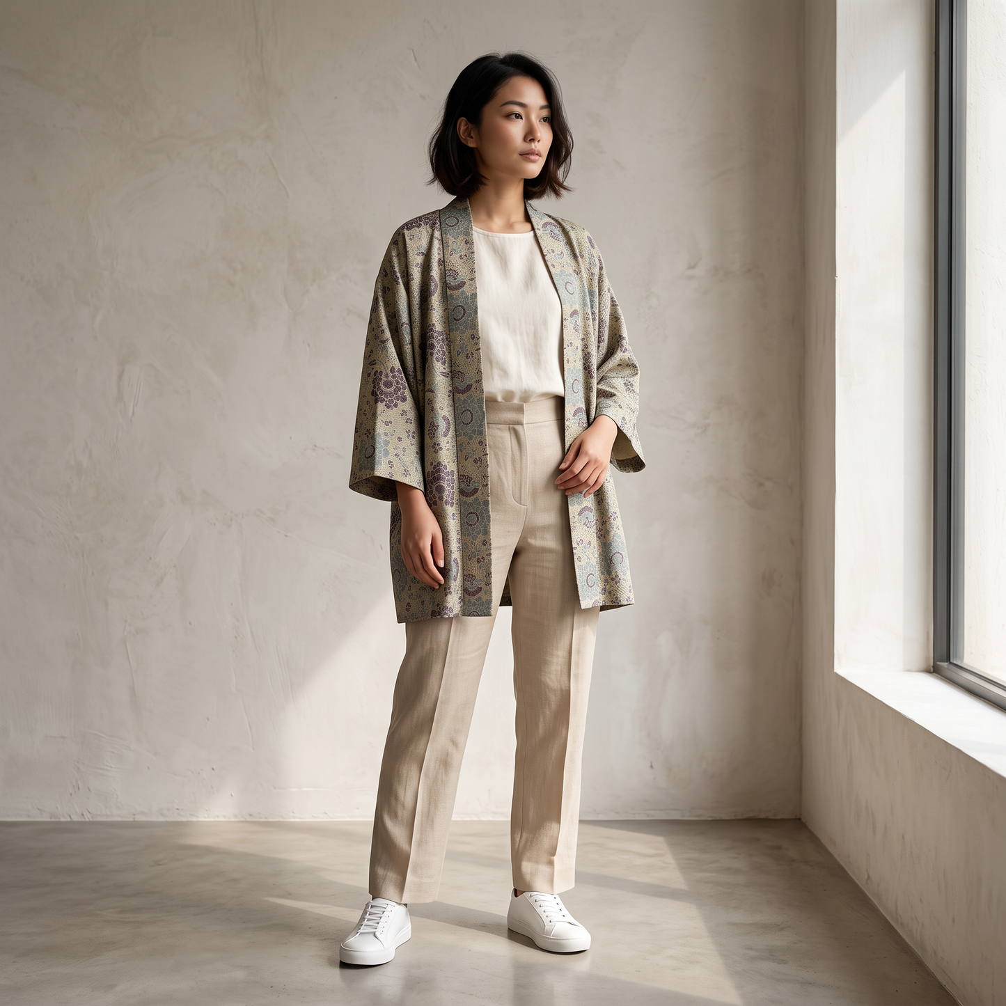 Amethyst Lotus | Batik Kimono Outerwear
