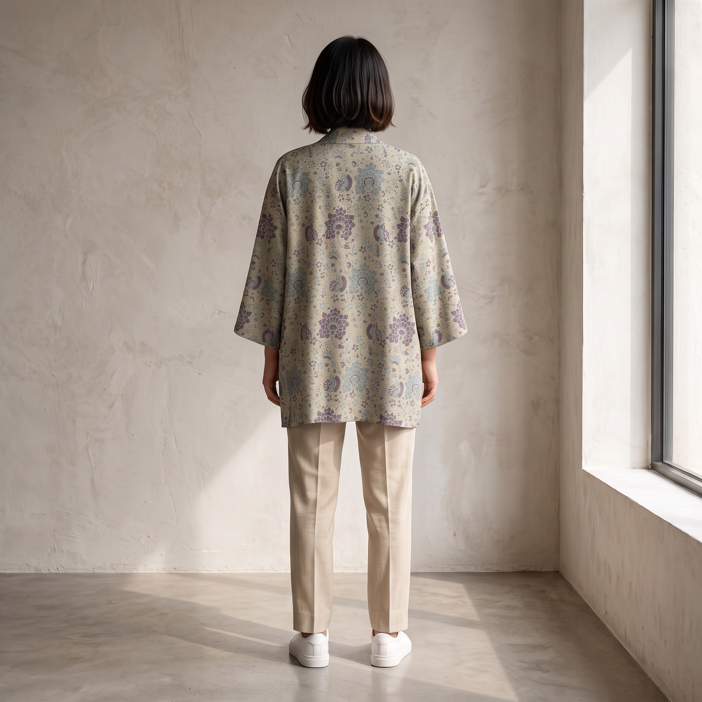 Amethyst Lotus | Batik Kimono Outerwear