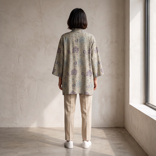 Amethyst Lotus | Batik Kimono Outerwear