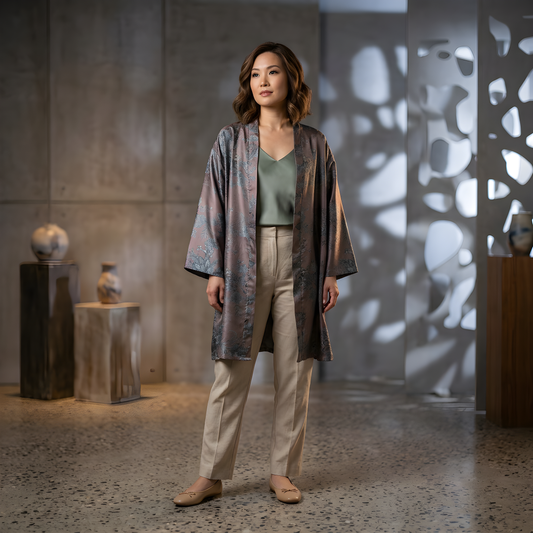Pearl River | Floral Kimono Outerwear