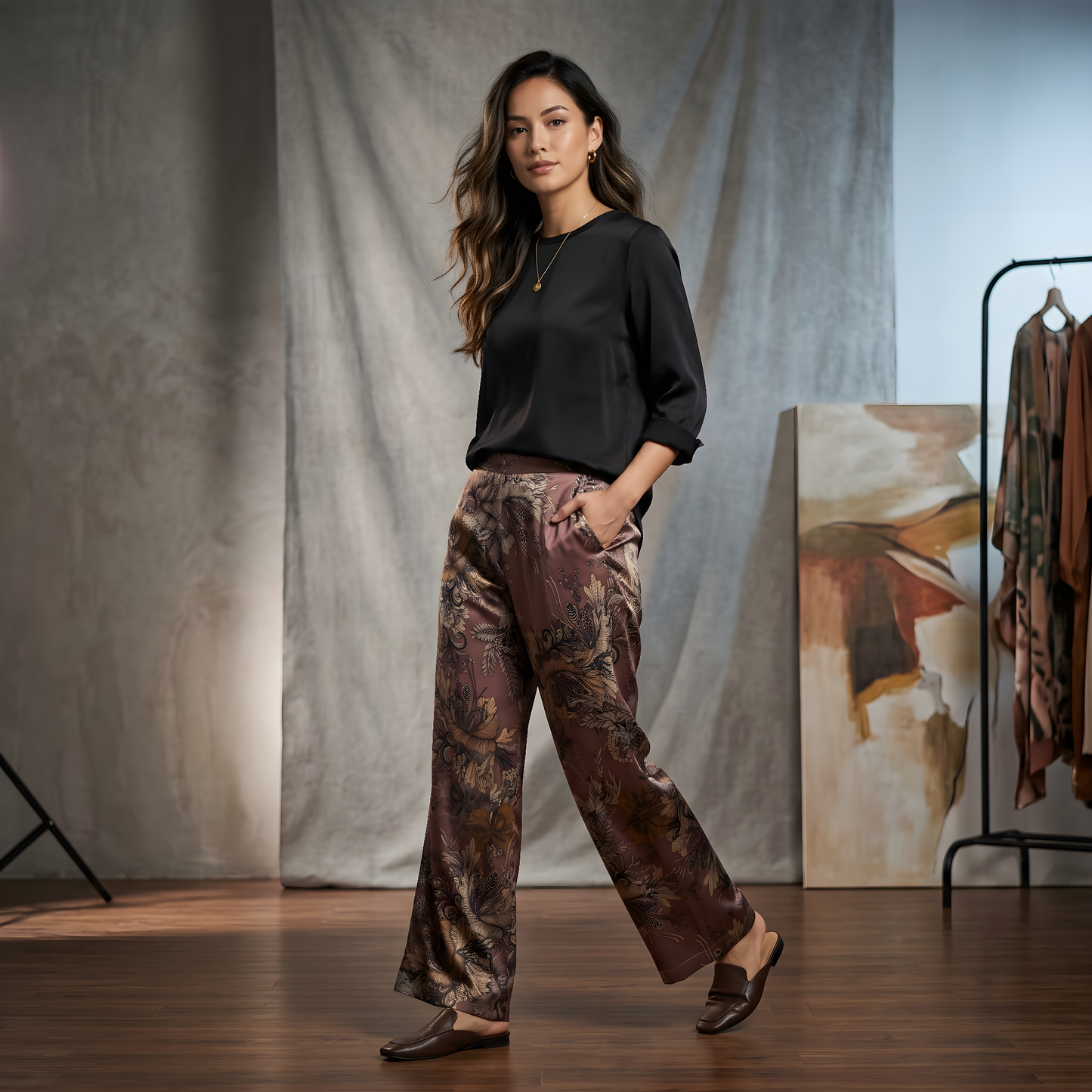 Rose Bloom | Botanical Escape (Trousers)