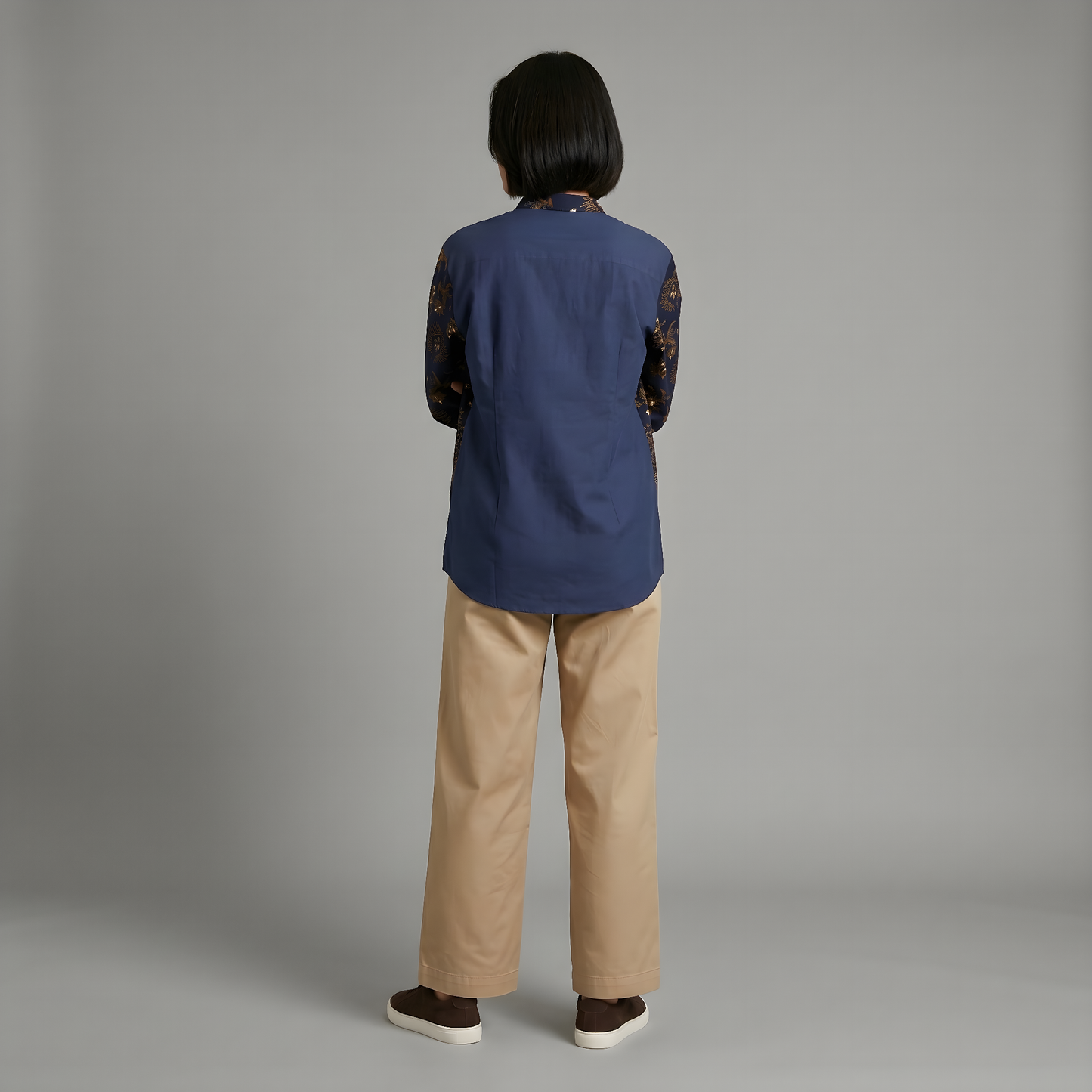 Java Twilight | Mandarin Collar Long-sleeve Women