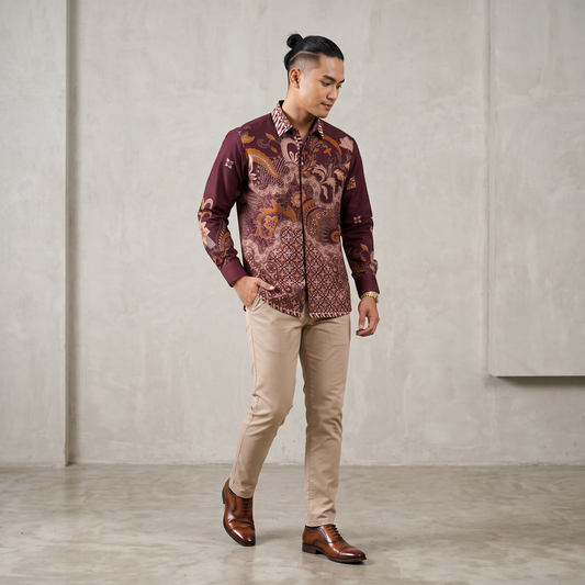 Prabu Kirana | Men | Batik Long-Sleeve Shirt