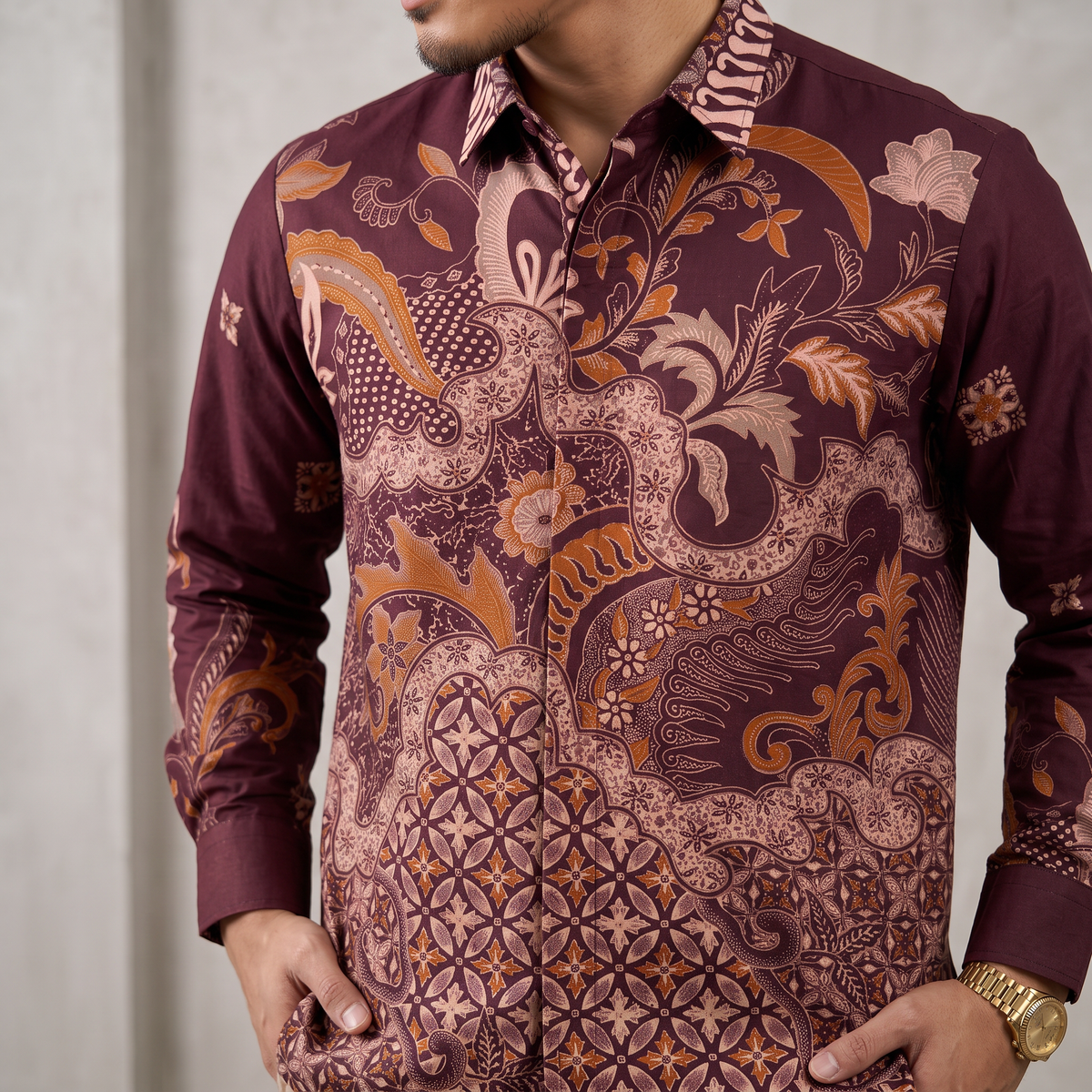 Prabu Kirana | Men | Batik Long-Sleeve Shirt