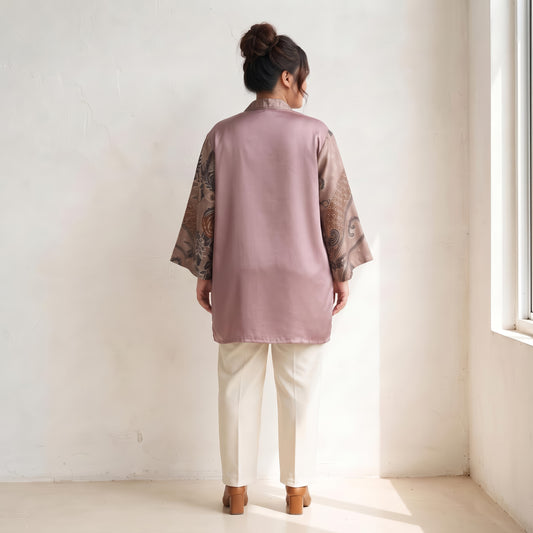 The Rosette | Batik Kimono Outerwear