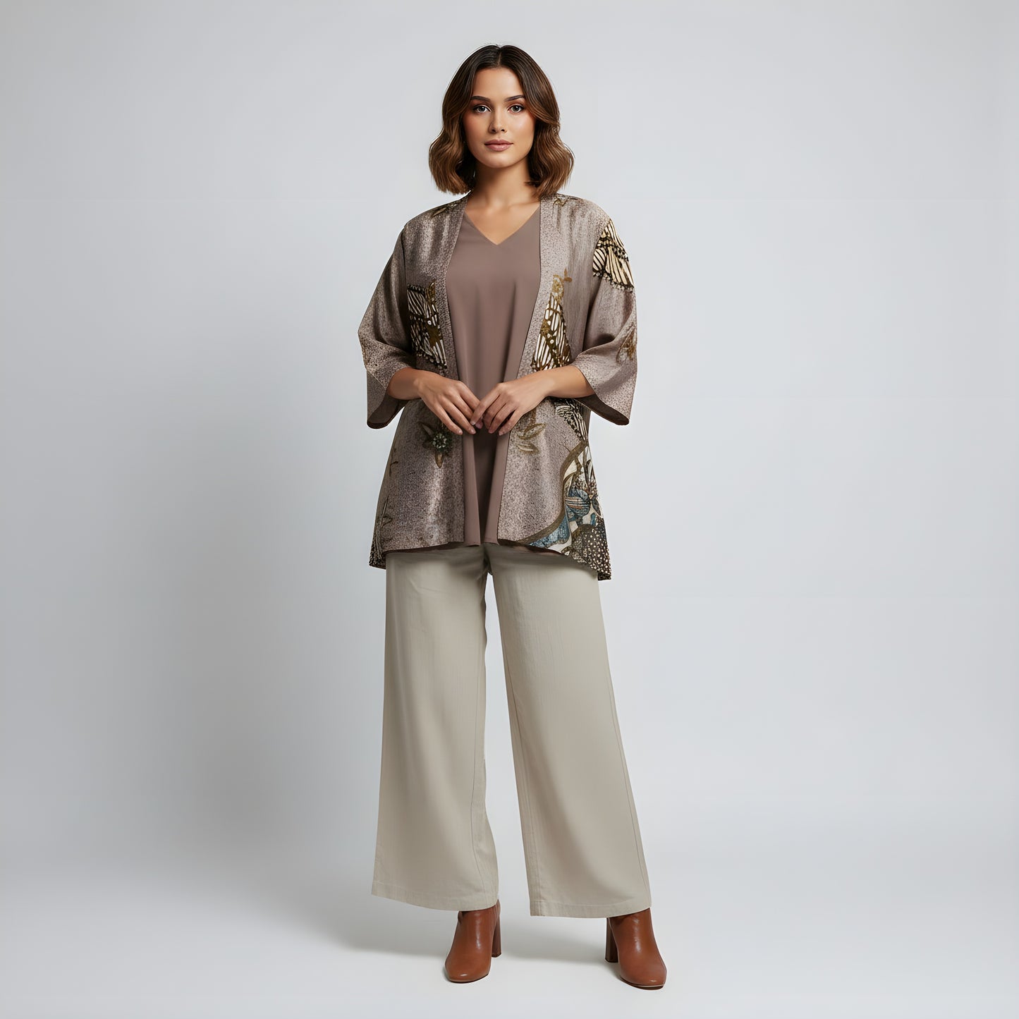 Bloom Veil | Batik Kimono Outerwear