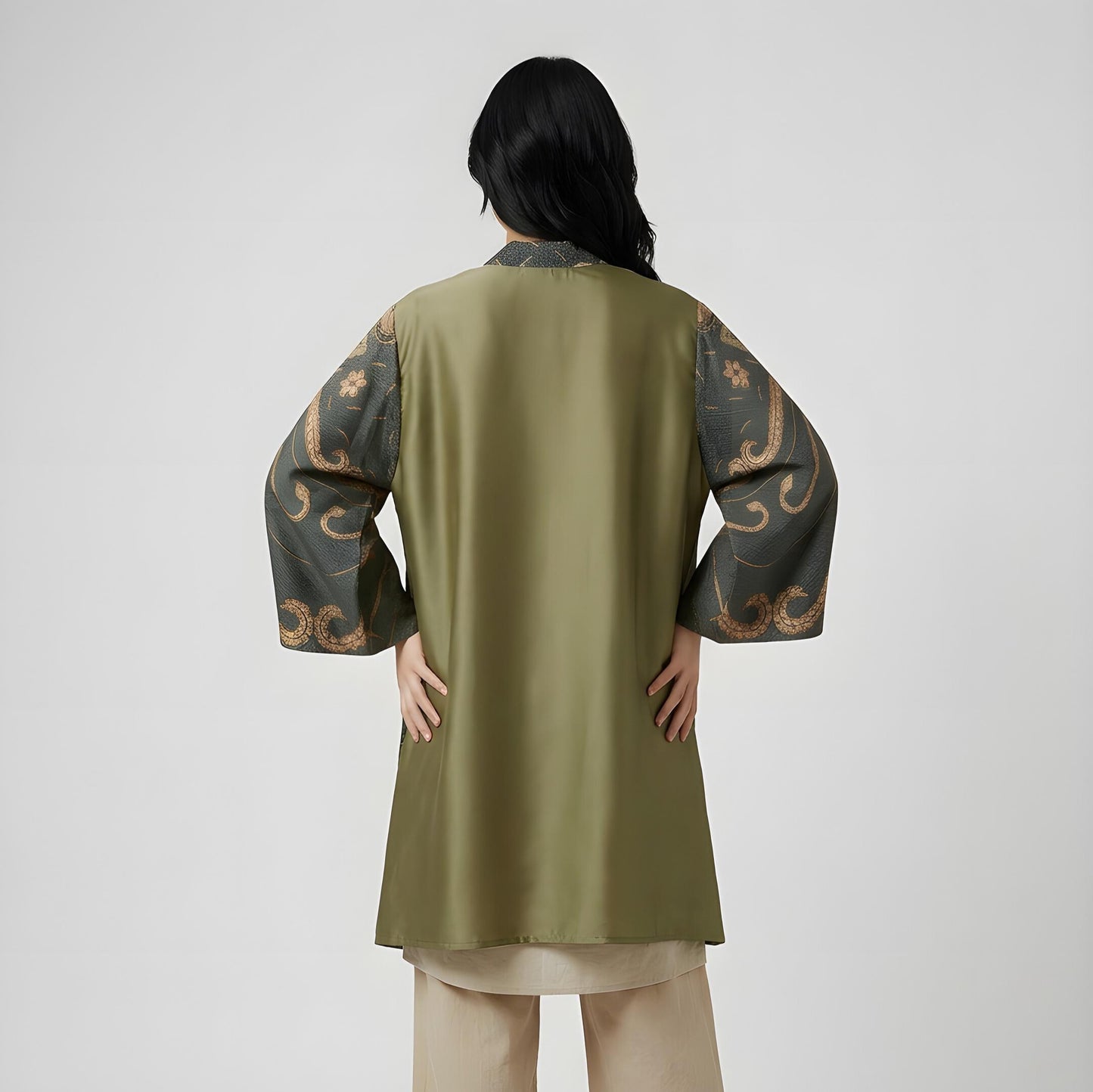 Olivia Moss | Batik Kimono Outerwear