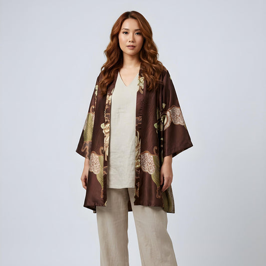 Umber Eva | Batik Kimono Outerwear